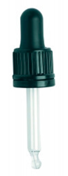 Cap with glass pipette