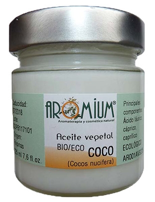 Óleo vegetal de coco cru 1º prensado Eco-Bio